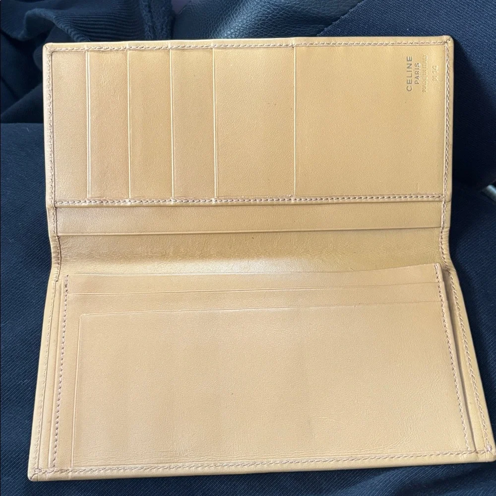 Celine Brown and Tan Macadam Wallet - Picture 2 of 7